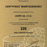 Certyfikat wiarygodności_Jastim sp. z o.o._2022-10-11-1